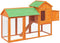 vidaXL - Kippenhok - 193x65x117 - cm - massief - grenenhout - bruin
