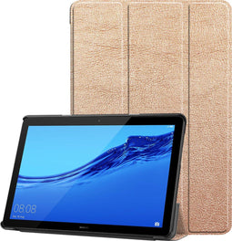 iMoshion Huawei MediaPad T5 - Trifold Bookcase - Auto-wake functie - Rosé goud