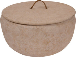 PTMD Gabor Cream Cement Outdoor Candle XL