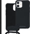 iMoshion Hoesje Geschikt voor iPhone 12 Mini Hoesje Met Koord - iMoshion Color Backcover met afneembaar koord - Zwart