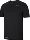 Nike S/S Hyper Dry Fitness Shirt Heren - Regular fit - Dri-FIT technologie - Zwart