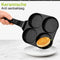 CeraFusion Pancakepan 4-vaks Ø8 cm – Inductie – PFAS-vrij – Eierpan – Keramische coating – Geschikt