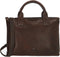 Hide & Stitches Discover - Handtas - Hoofdvak met rits - Donkerbruin
