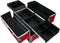 Veronica NAIL-PRODUCTS Aluminium Trolley 3 in 1 - Professionele Nagel Koffer - Croco Rood