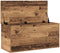 vidaXL - Opbergdoos - met - Deksel - Oude - Hout - 100x42x46 - cm - Geengineerd - Hout