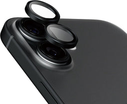 PanzerGlass PG Hoops Ceramic - Camera protector - Geschikt voor iPhone 16/16 Plus - Zwart