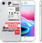 iMoshion Hoesje Geschikt voor iPhone SE (2022) / SE (2020) / 8 / 7 / 6s / 6 Hoesje Siliconen - iMoshion Design hoesje - Transparant / Meerkleurig / Shipping label