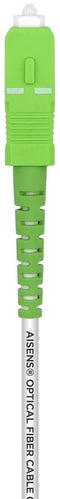 Aisens A152-0500 - Glasvezelkabel - 20 m G.657.A2 SC Mannelijk - Wit