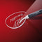 Sigel glasmagneetbord - Artverum - 91x46cm - rood - SI-GL147