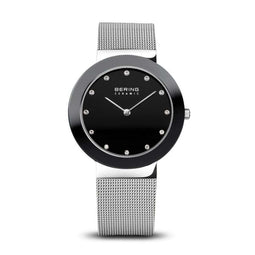 Bering 11435-002 - Polshorloge Dames - Kwarts - Ø 33 mm - Zilverkleurig