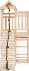 vidaXL - Speelhuis - met - klimwand - massief - grenenhout