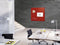 glasmagneetbord XL Sigel Artverum 1000x1000x18mm rood SI-GL202