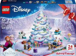 LEGO Disney Frozen Adventskalender (2025) - Bouwpakket met 24 verrassingen - Inclusief Elsa Anna Kristoff Olaf Sven en kittens