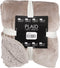 In the Mood Mardy Fleece Plaid - L200 x B150 cm - Polyester - Beige