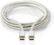 Nedis CCTB60700AL30 - USB TYPE-C naar USB TYPE-C kabel - 300 cm - Opladen en synchroniseren