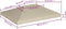 vidaXL - Prieeldak - 310 - g/m² - 4x3 - m - beige