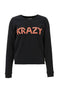 Krazy - Dames Sweater - Lange mouw - Zwart - Maat S