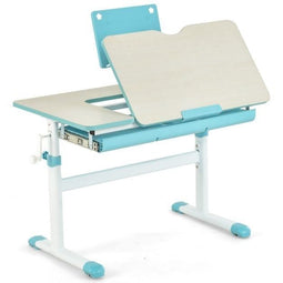 Coast Kinderbureau - Hoogte Verstelbaar - Kantelbaar - 80 cm x 51,5 cm x 51-73 cm - Blauw