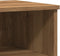 vidaXL - Nachtkastje - 40x35x50 - cm - bewerkt - hout - artisanaal - eikenkleur