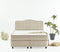 Dreamhouse Marrakech Opberg Boxspring Bed - 140x200 - VELVET BEIGE - Met veel Opbergruimte en Inclusief Hoofdbord.