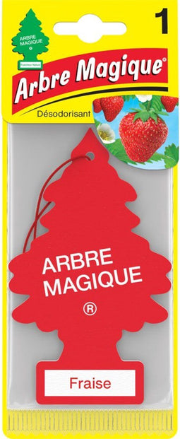 Wunderbaum Strawberry - Luchtverfrisser - Voor in de auto - Rood