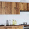 vidaXL - Keukenwandkast - Porto - bewerkt - hout - oud - houtkleurig