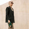 Telefoontasje Dames Crossbody - Selencia Telefoontasje Elegance Tassle - Universeel Schoudertasje telefoon - Donkergroen