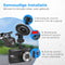 Nuvance Dual Dashcam - Full HD - Voor en Achter - G-sensor en Nachtvisie - 170° Wijdhoek (1 stuk)