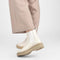 PS Poelman Mink - Chelsea boots - Chunky zool 4,5 cm - Crème Wit - Maat 40