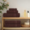 vidaXL - Douchehanddoeken - 10 - st - 70x140 - cm - 360 - g/m² - 100% - katoen - bruin