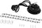 EUROLITE Discobal - Spiegelbol - Discobol 30cm with motor + LED PST-5 QCL Spot bk