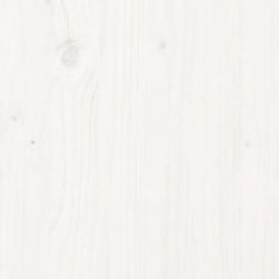 Bureaublad 100x60x2,5 cm massief grenenhout wit