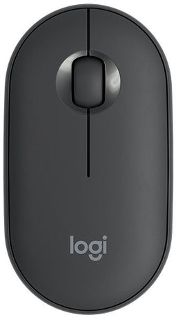 Logitech Pebble M350 - Draadloze muis - Stil klikken - Zwart