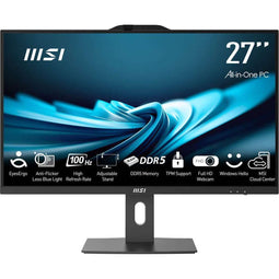 MSI AP272P 14M-484ES - Alles-in-één Desktop PC - Intel Core i5-14400 16 GB RAM 512 GB SSD 27" Full HD IPS Zwart