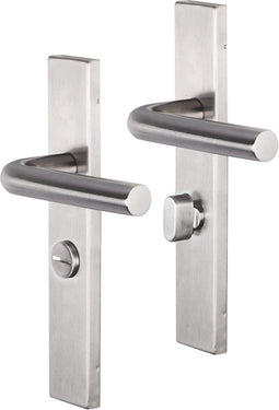Impresso Dursley - Deurbeslag - Toiletsluiting - Zilver