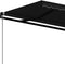 vidaXL - Luifel - handmatig - uittrekbaar - 400x350 - cm - antracietkleurig
