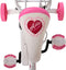 Volare Ashley Kinderfiets - Meisjes - 12 inch - Wit - Twee handremmen