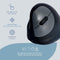 R-Go Tools HE Break - Ergonomische Muis - Draadloos - Verticaal - 2400 DPI - Linkshandig - Zwart
