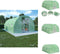 vidaXL - Kas - 13,5 m² - 450x300x200 cm - Groen