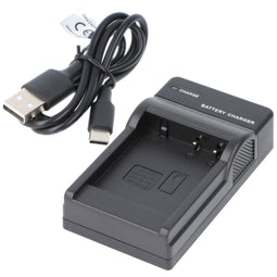 Panasonic DMW-BLG10 DMW-BLE9 DMW-BLH7E - USB Oplader - Micro USB - Zwart