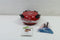 DOMO DO9284PZ - Pizza Oven - Keramische Steen 32 cm - 400°C in 5 min - Rood