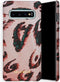 Selencia Hoesje Geschikt voor Samsung Galaxy S10 Hoesje - Selencia Maya Fashion Backcover - roze