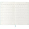 Moleskine 18 Maanden Agenda - 2025/26 - Wekelijks - Large - Harde Kaft - Aquamarijn