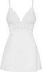 Obsessive - 810-BAB-2 Babydoll & String Wit L/XL