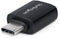 Startech.com USB-C naar USB-A Adapter - USB 5Gbps - Compacte M/F - Zwart