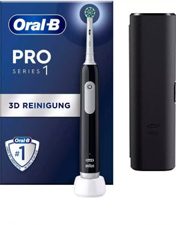 Oral-B Pro Series 1 - Elektrische Tandenborstel - 3D-reinigingstechnologie en Tandvleesdruksensor - Zwart