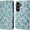 imoshion Hoesje Geschikt voor Samsung Galaxy S24 Hoesje Met Pasjeshouder - imoshion Design Bookcase smartphone - Meerkleurig / Blue Flowers