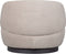 BePureHome Woolly Draaifauteuil - Ribstof - Natural - 71x84x88