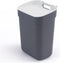 Curver Ready to Collect - Prullenbak - 10L - Donkergrijs/Lichtgrijs