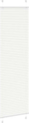 vidaXL - Plissé - rolgordijn - 55x200 - cm - stofbreedte - 54,4 - cm - polyester - wit